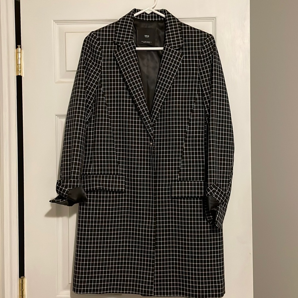 Knee length blazer/jacket - small
